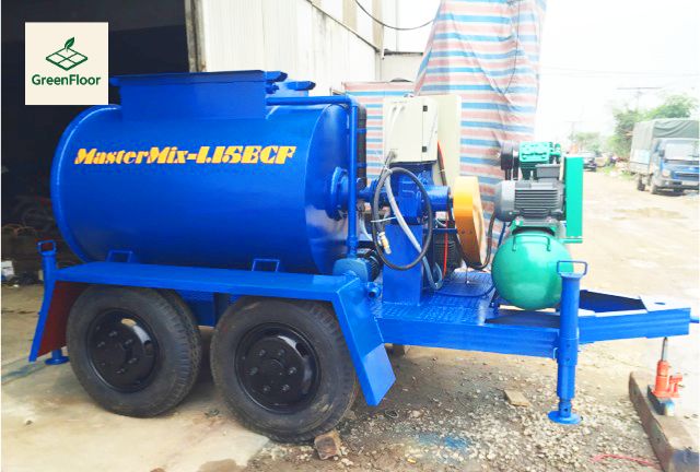 Trộn đều hỗn hợp bê tông nhẹ